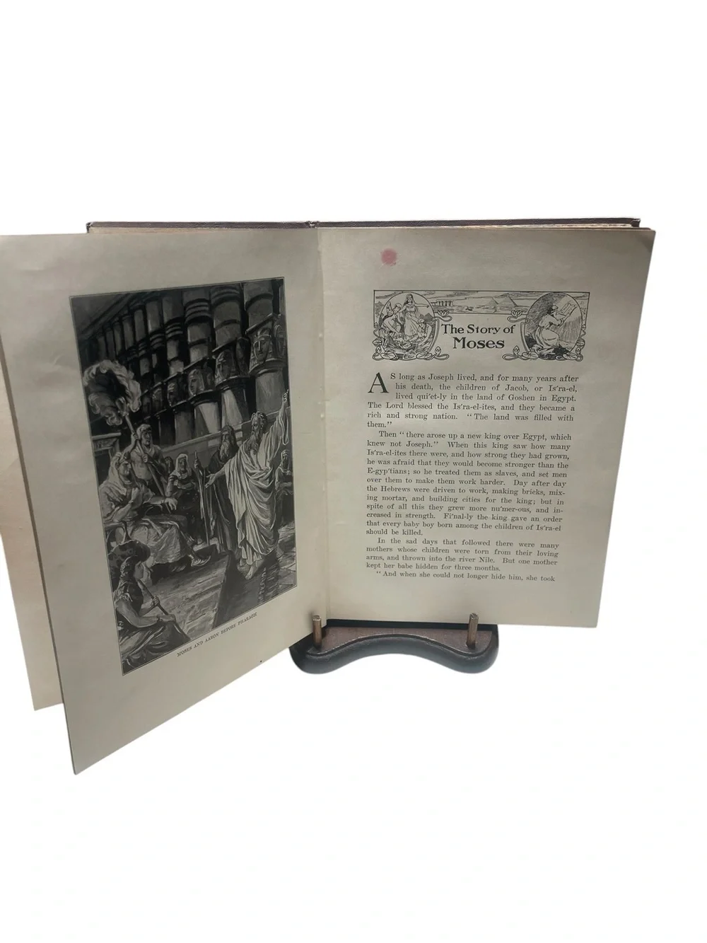 Vintage Majestic Men of Might Book Purple Gold Christian Antique 1929